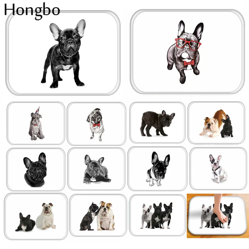 Мультяшный нескользящий напольный коврик Hongbo с принтом милых собак уличные
