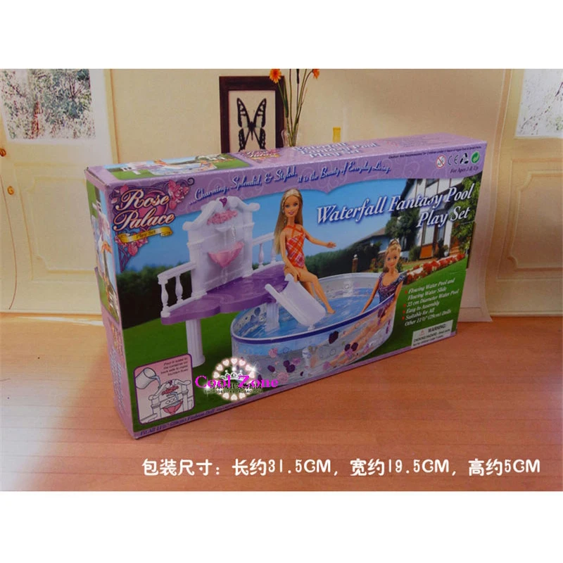 Новое поступление миниатюрная мебель летний бассейн для куклы Барби