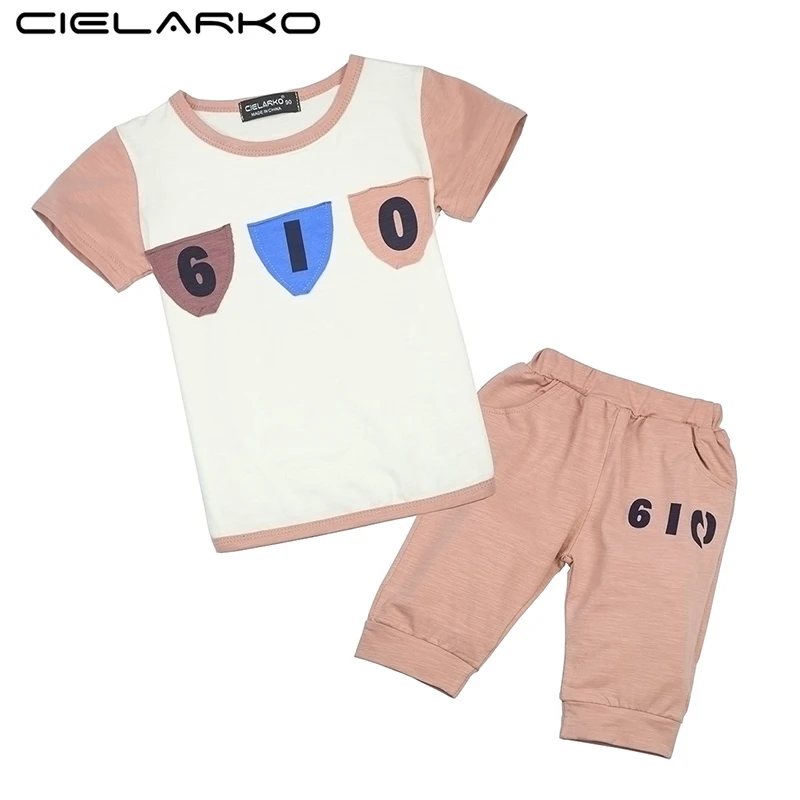 Футболка и штаны для мальчиков девочек с коротким рукавом|children sport tracksuit|girls clothing