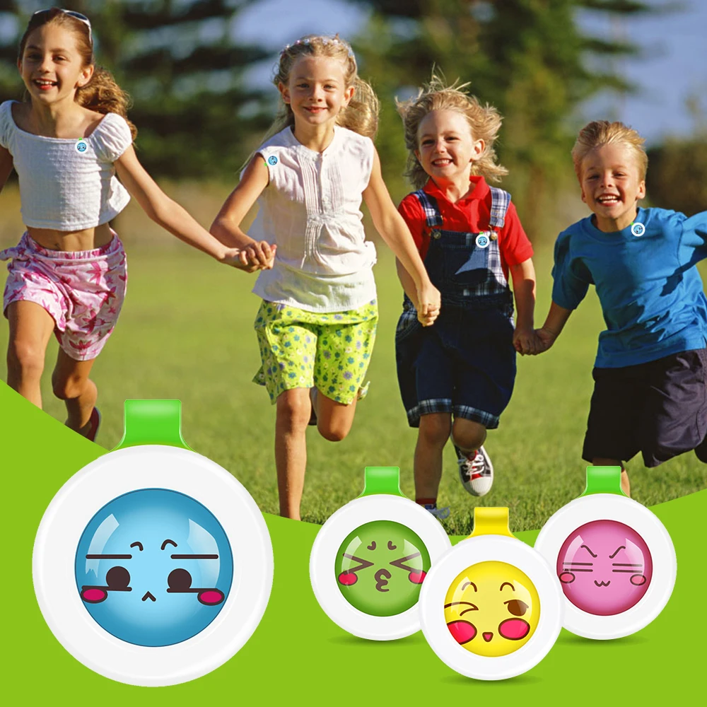

KONGDY Anti-Mosquito Buckle 4 Pieces Cartoon Baby Mosquito Button for Pregnant Waterproof Drive Mosquito Buckle of Natural Plant
