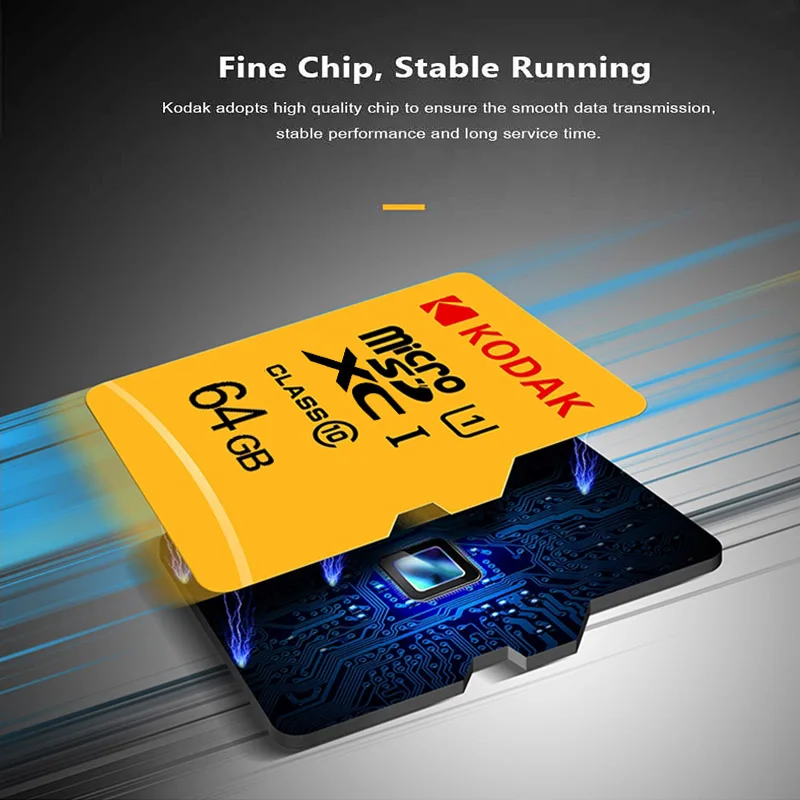 Флэш карта памяти Kodak micro sd 16 ГБ 32 64 128 SDXC/SDHC class 10 Гб для смартфонов/камер|Карты