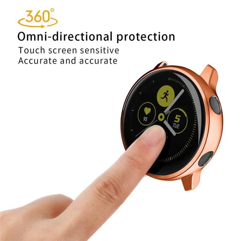Модный чехол из ТПУ Ультратонкий Мягкий защитный с покрытием для Samsung Galaxy Watch Active