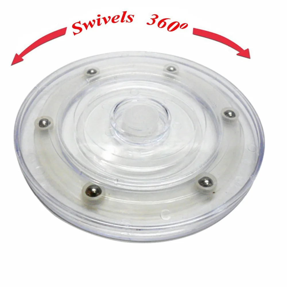 15 см пластиковый прозрачный акриловый вращающийся Вращающийся диаметр