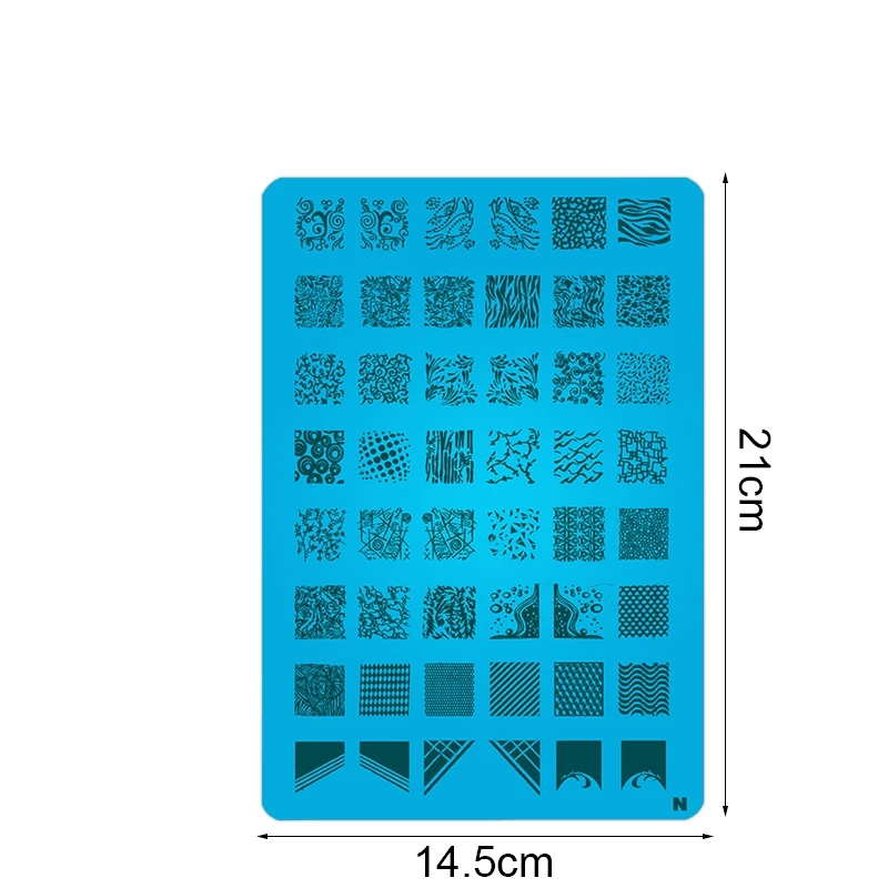 

Geometry Konad Design Stamp Image Plate Stamping Nail Art DIY Image Plate Template