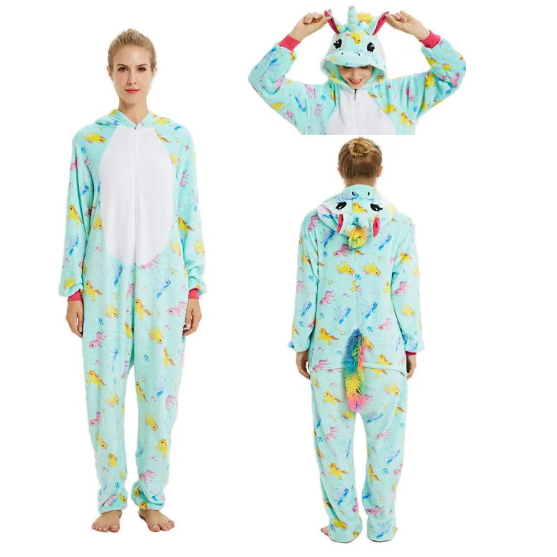 2019 новинка от Onesie оптом кигуруми в виде животного стежка кролик носорог для