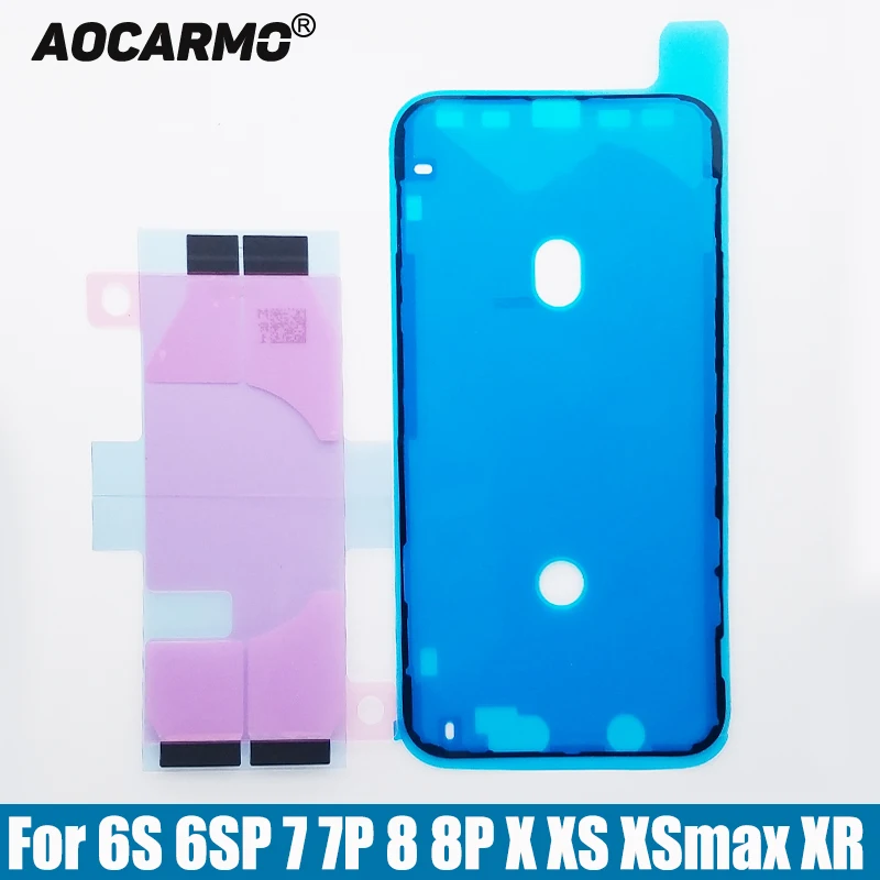 Водонепроницаемая клейкая лента Aocarmo для ЖК дисплея iPhone 6S 6SP 7 7P 8 8P Plus X XS XSmax Max