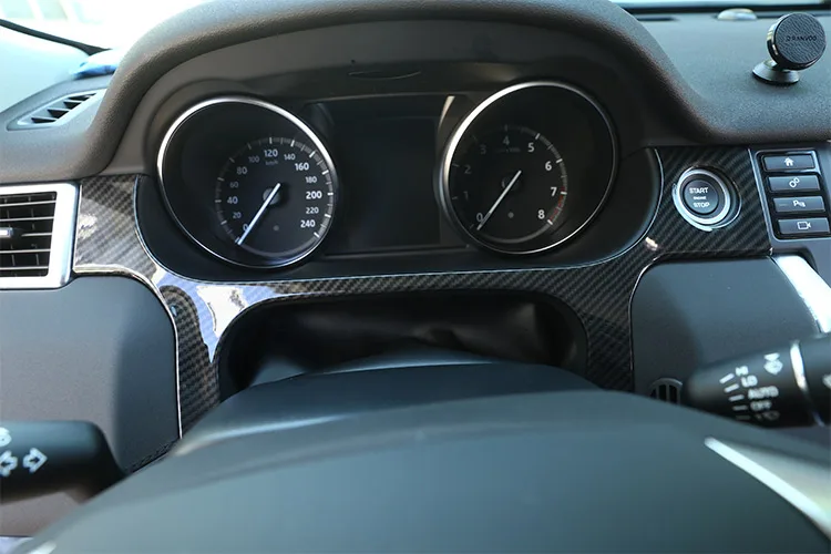 Декоративный чехол на руль из АБС-углеволокна отделка для Land Rover Discovery Sport 2015 2016 2017