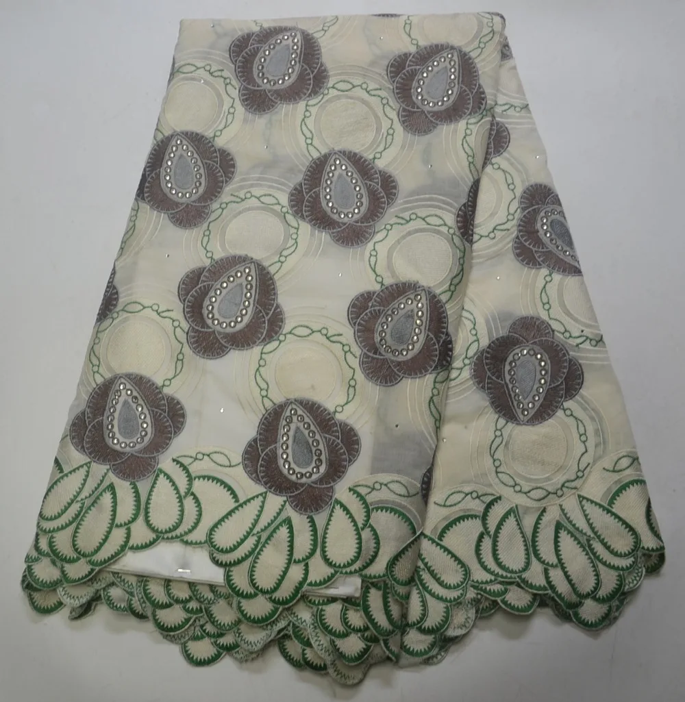2018 Latest Swiss Laces High Quality Voile Switzerland Cotton African Lace Fabric For Women Clothes | Дом и сад