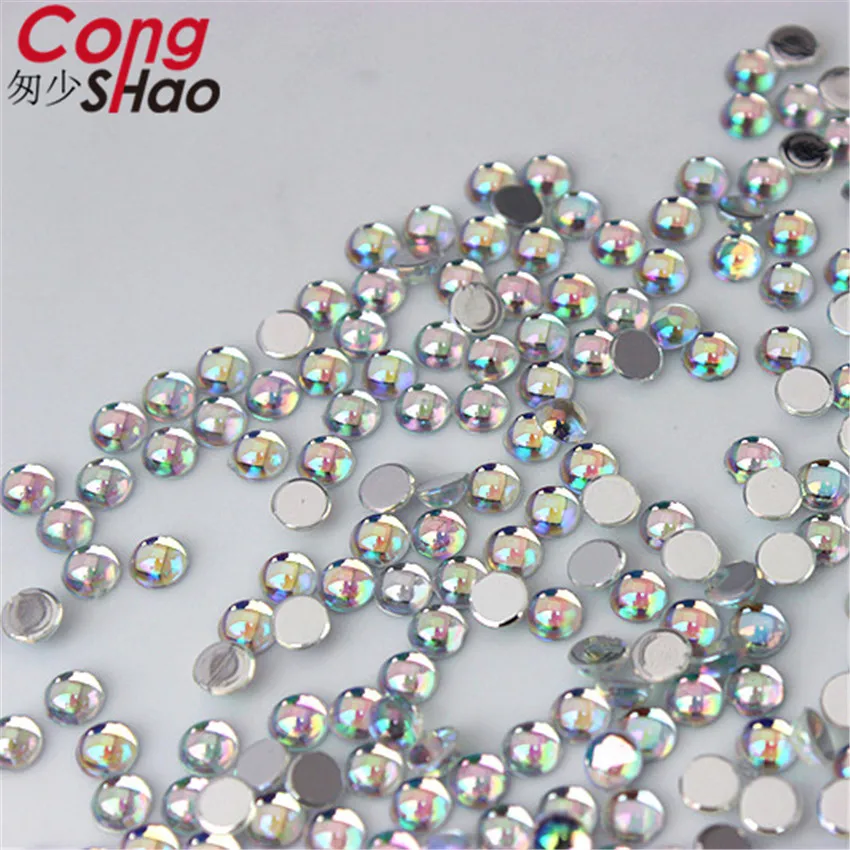 200 шт. SS16(4 мм) 3D накладные ногти Cong Shao AB Celar с плоской задней стороной кристаллы