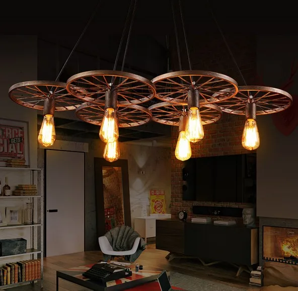 Потолочные светсветильник льники Эдисона в стиле лофт винтажные подвесные
