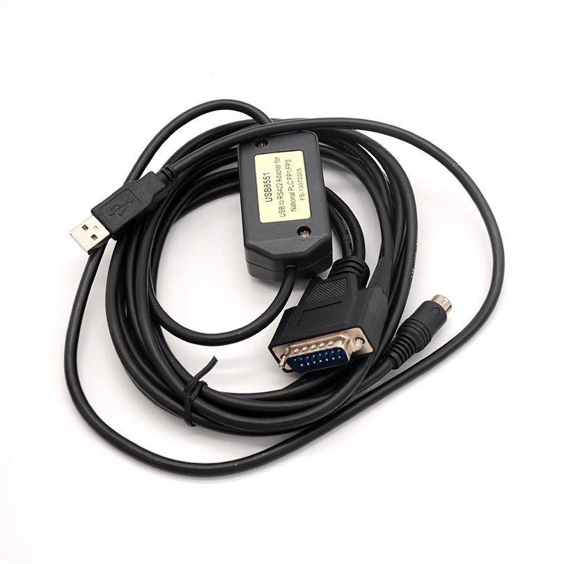 FOURSTAR USB интерфейс Panasonic FP1, FP3/FP5 PLC Кабель для программирования 3 метра прямое подключение FP1 и FP3/FP5 порт программирования