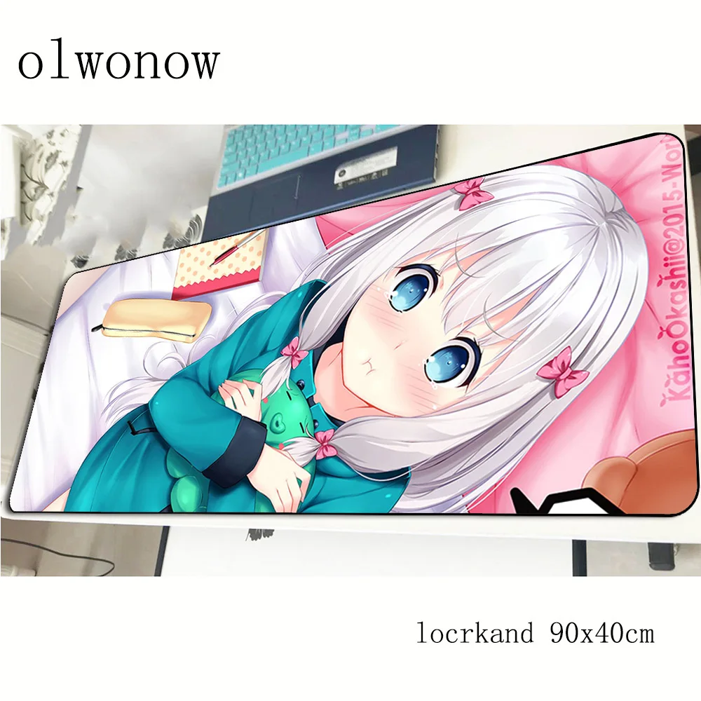 Коврик для мыши EroManga Sensei locrkand 900x400x2 мм игровой коврик в стиле аниме
