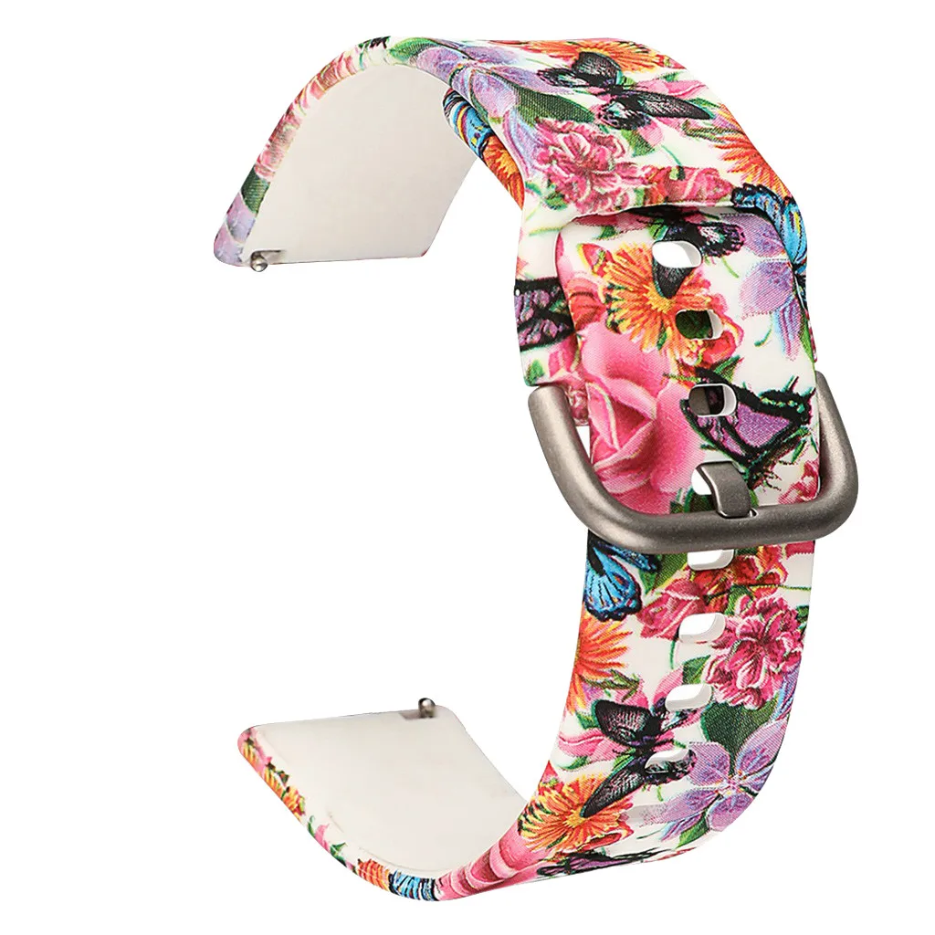 Ouhaobin силиконовый сменный спортивный ремешок для samsung Galaxy Watch Band 42 мм/Активный 40 мм Женский браслет 514#2