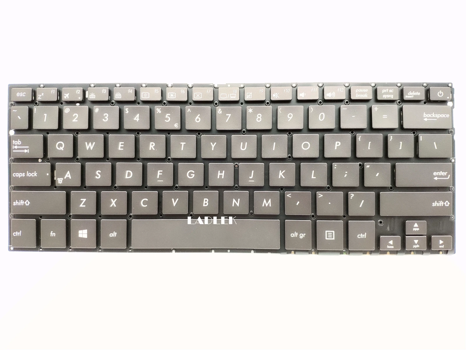 Новая клавиатура с подсветкой США для Asus N750 N750J N750JK N750JV R750J R750JK R750JV Серебряная Подставка для рук и сенсорная панель