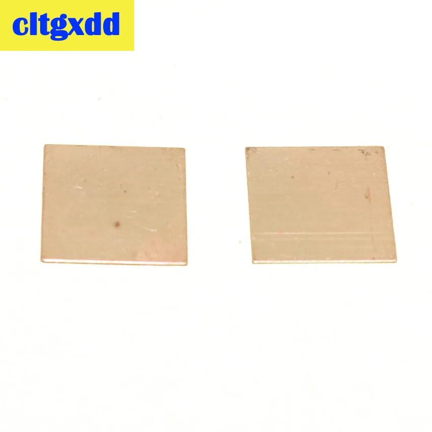 Cltgxdd 10 шт. 15*15*0 3 мм ноутбук Медь лист пластина полосы ШИМ Термальность Подушка