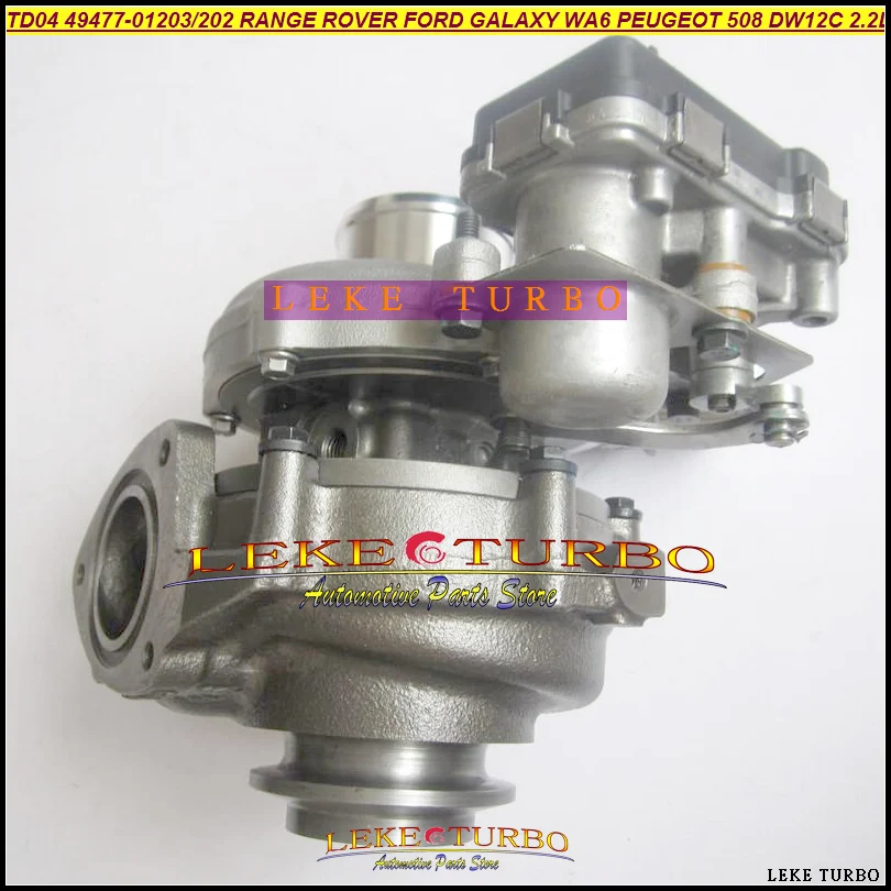 TD04 49477-01203 49477-01202 T916135 BG9Q6K682CC турбо для Land Rover RANGE ROVER FORD GALAXY WA6 PEUGEOT 508 DW12C 2.2L |