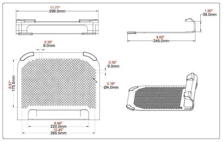 Настольное крепление с газовой пружиной держатель для ноутбука 14/15 6/19 дюймов