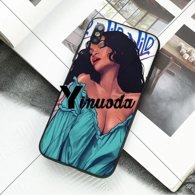 Yinuoda Rihanna анти Travail Drake TPU Мягкий силиконовый черный чехол для телефона iPhone 8 7 6 6S Plus 5
