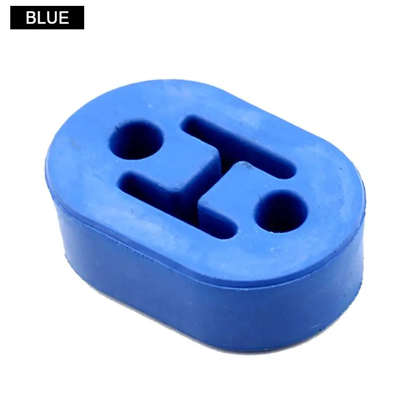 Универсальный 2 отверстия выхлопной трубы крепление автомобиля резиновый