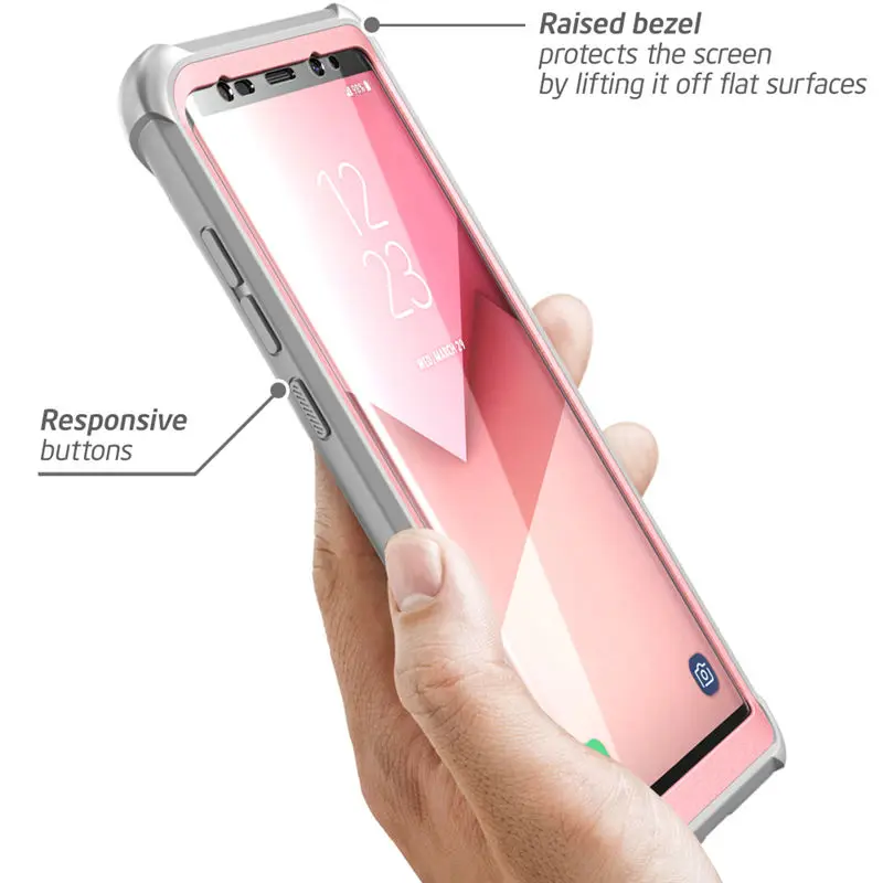 Для samsung Galaxy Note 8 чехол i-Blason Ares серия полный корпус Прочный Прозрачный Бампер чехол со встроенной защитной пленкой