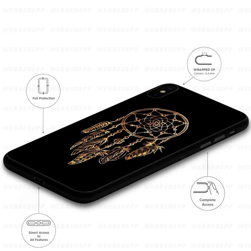 WEBBEDEPP Dream Catcher Soft Case for Samsung Galaxy S10 S10e S9 S8 Plus S7 S6 Edge &amp J6 2018 Note 10 9 8 |
