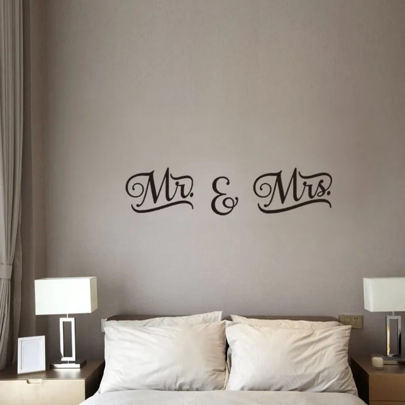 

Proverbs Wall Stickers Plane Mr And Mrs Personality Decorative Wall Stickers Creative Bedroom Carved