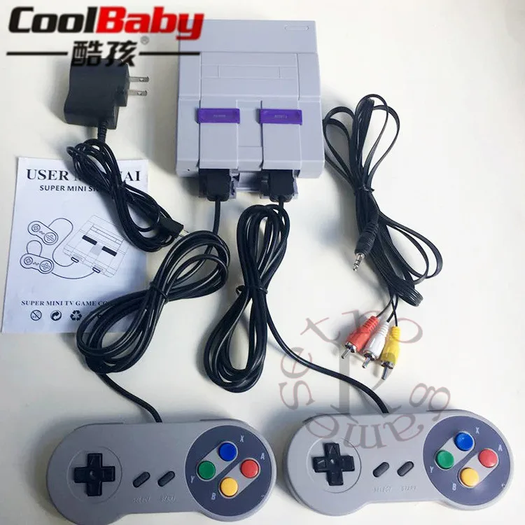 Для 16 битных игр Snes! Ретро Мини ТВ Видео игровая консоль с 94 встроенными битными