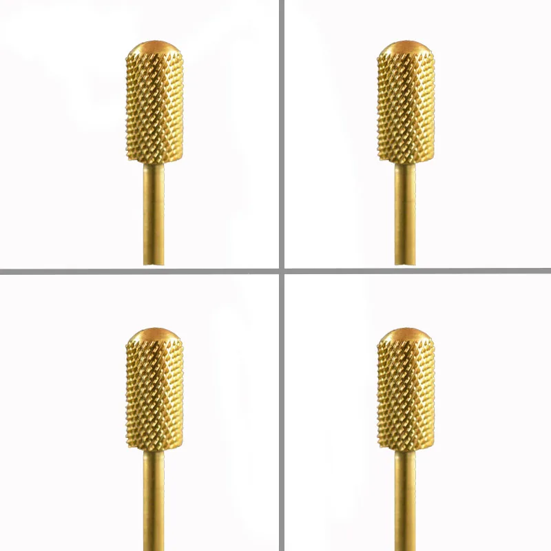 

4pcs Carbide Nail Drill Bit - Small Barrel Smooth Top Bit - M