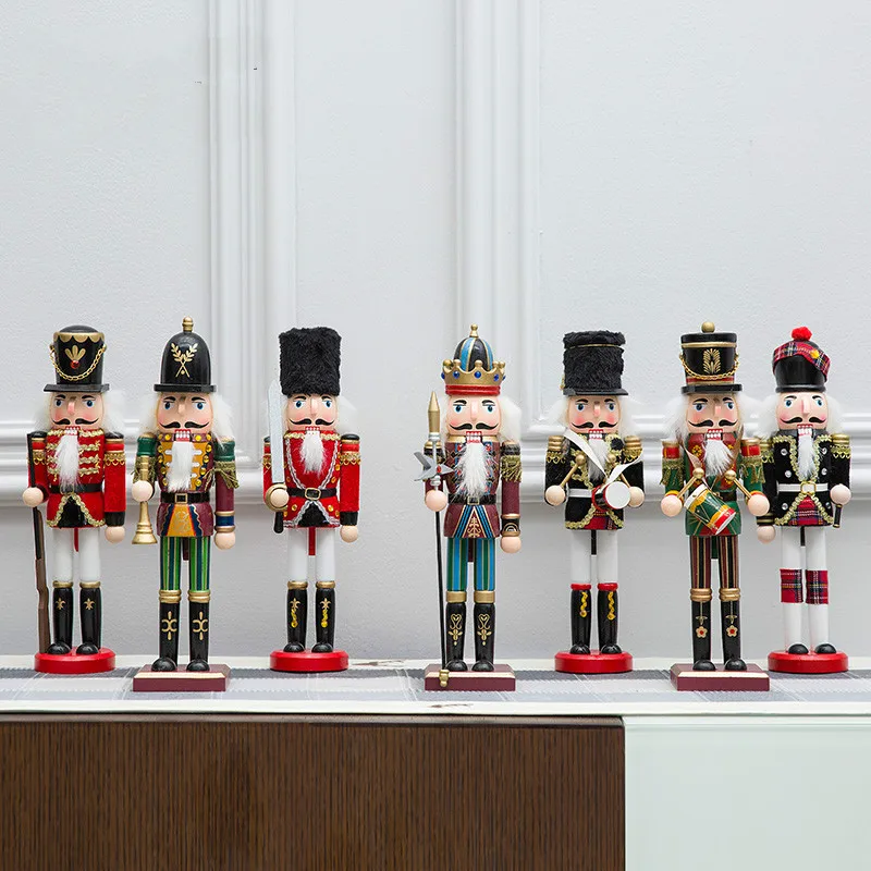 British Nutcracker Puppet Soldier King's Room Creative Living Wine Cabinet Home Decoration Accessories | Дом и сад