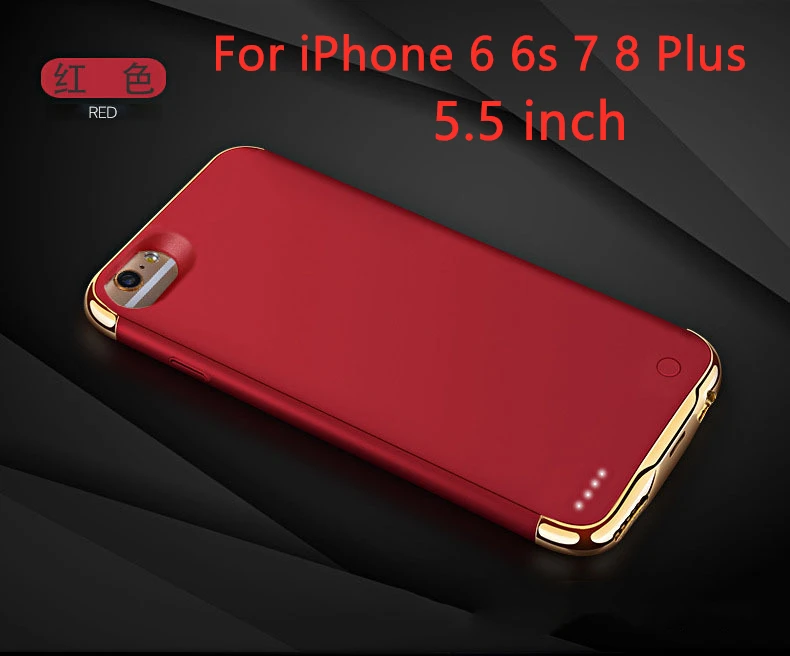 3500 mAh/4000 mAh зарядное устройство чехол для iPhone 6 6s 7 8 power Bank ультра тонкий внешний резервный аккумулятор для iPhone 6 6s 7 8 Plus - Цвет: For 6 6s 7 8 Plus
