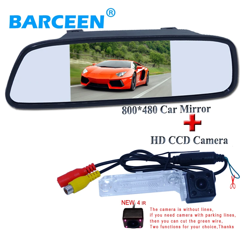 Камера заднего вида для VW Passat B5 1996 2005 Touran 2003 2010|mirror iron|mirror expressionmonitor mirror clip |