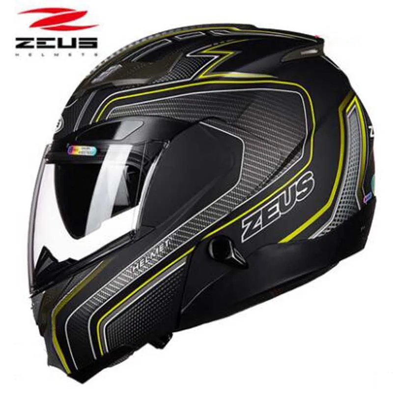2018 New ZEUS Double lens combination Full face motorcycle helmets undrape Four seasons Half motorbike helmet ZS-3000A | Автомобили и