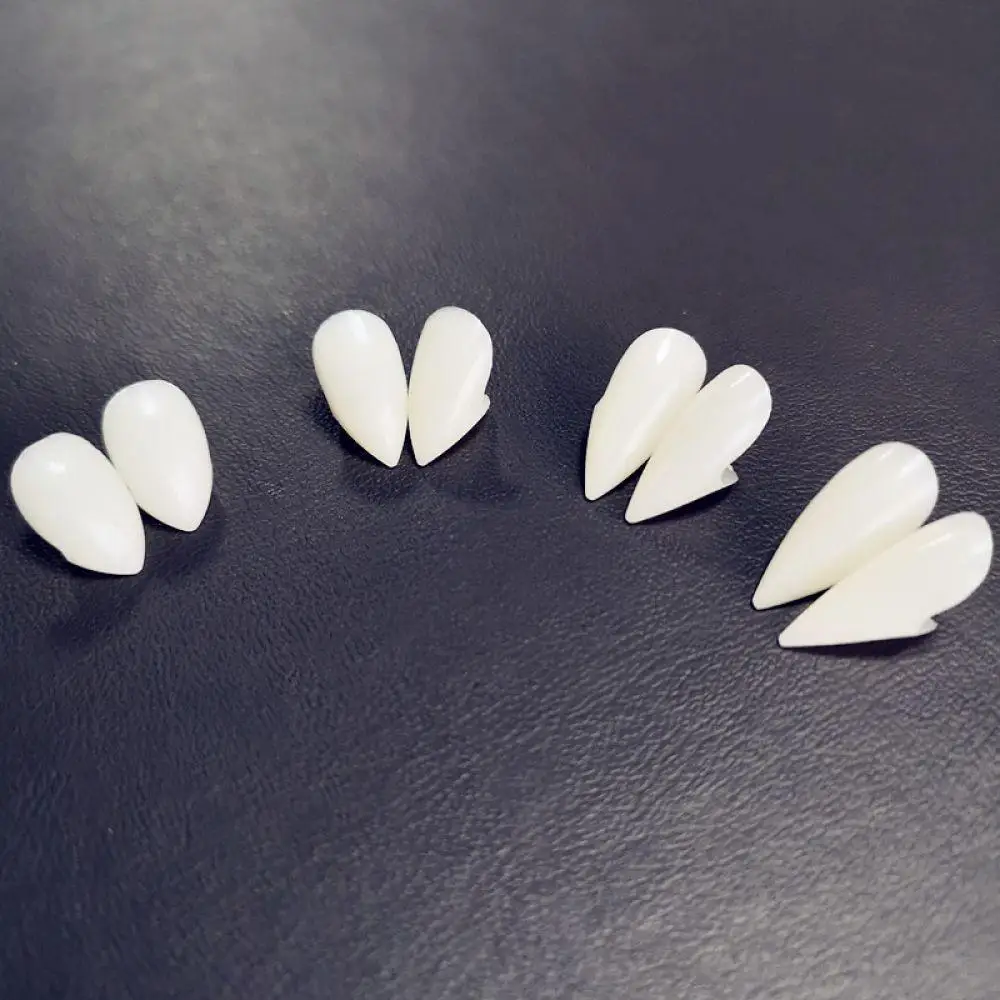 Светящиеся зубы Вампира Клыки реквизит в виде вставных челюстей Хэллоуин костюм вечерние сувениры праздник