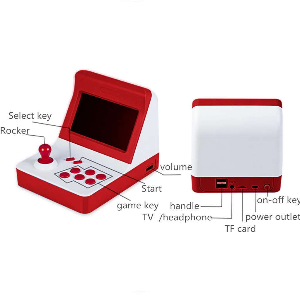 Mini 4.3 inch Arcade Game Retro Machines for Kids with 3000 Classic Video Games Handheld Console Приставка Игровая Consola |