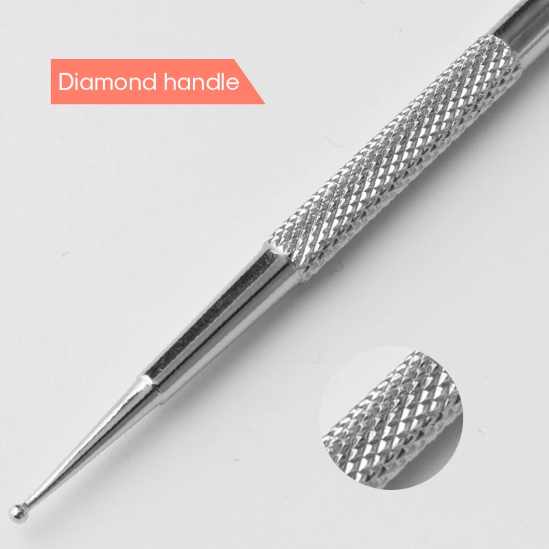 5 шт./компл. профессиональная ручка для нейл арта польский Нержавеющая сталь