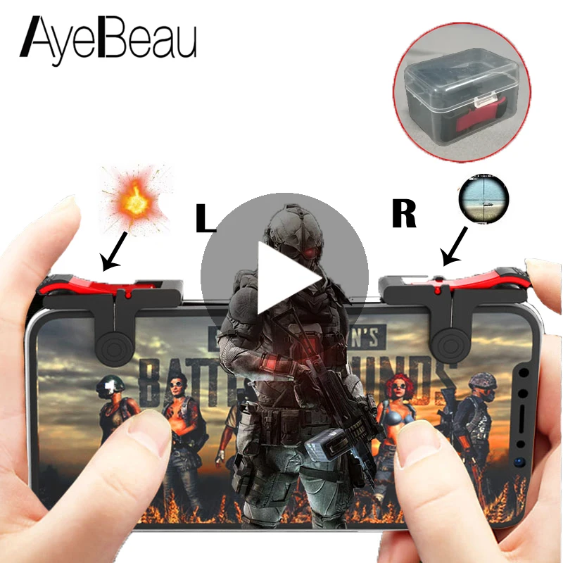 

Gamepad L1R1 Pubg Mobile Controller For Game Pad Joystick Trigger For Cellular Phone Cell L1 R1 Control Joypad Console Cellphone