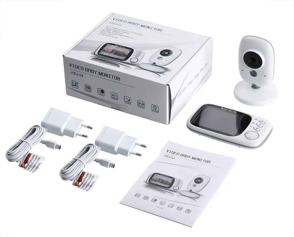 ANNKE RU 3 2 дюйма Беспроводной видео Smart ИК Няня няня радио Cam P2P двухстороннее аудио 8