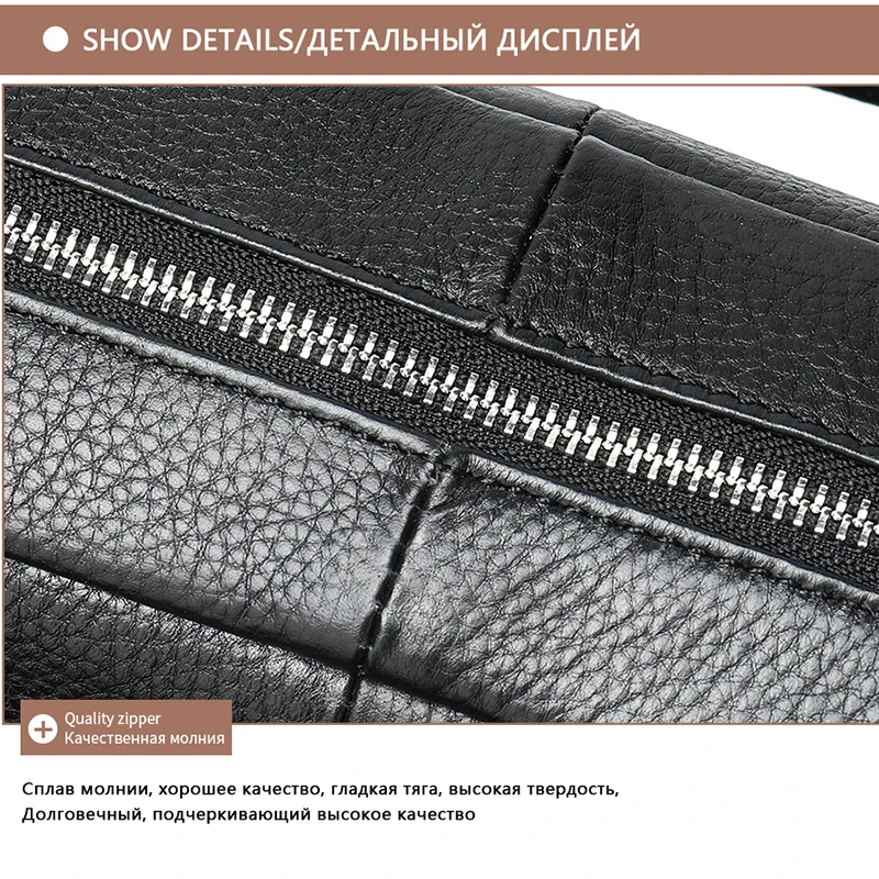 Портфель MVA мужской из натуральной кожи Повседневная сумка для компьютера 14