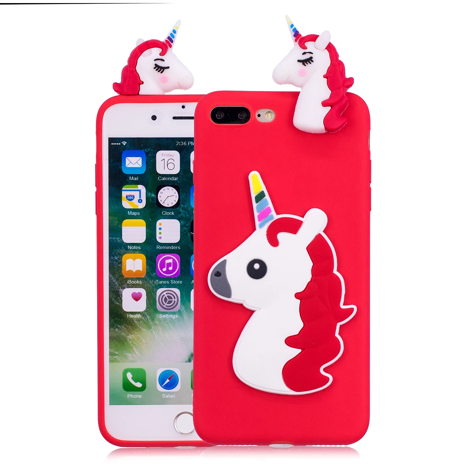Чехол для iPhone 5 5s SE 6 6s 6splus 7 8 8Plus X милый чехол карамельного цвета с 3D рисунком