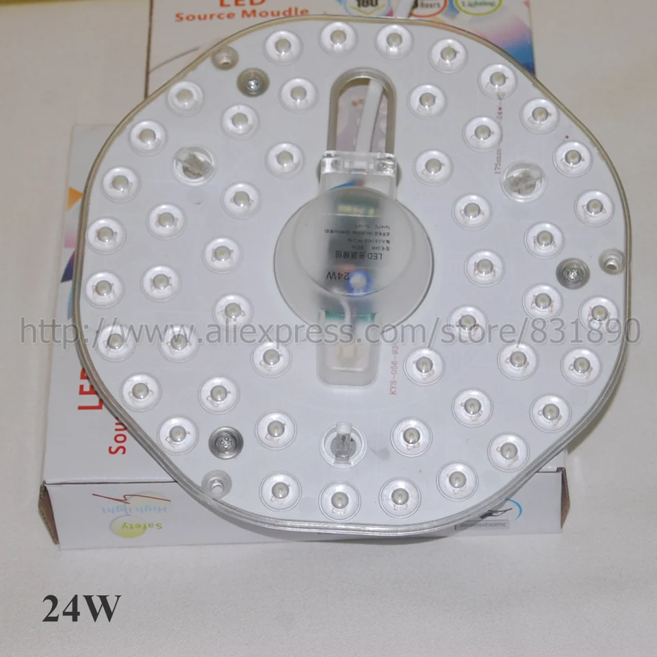Светодиодная плата Umaked для потолка 220 в пост. Тока 12 Вт 18 24 36 smd2835 алюминиевый