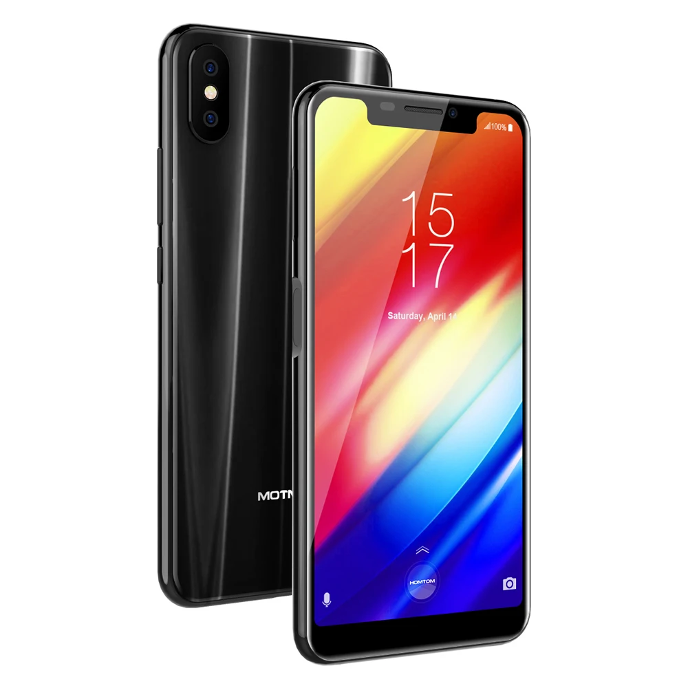 HOMTOM H10 Notch Screen 4GB 64GB мобильный телефон Android 8,1 Face ID 4G 5,8" Octa Core 3500 мАч 16MP сбоку отпечатков пальцев cмартфон