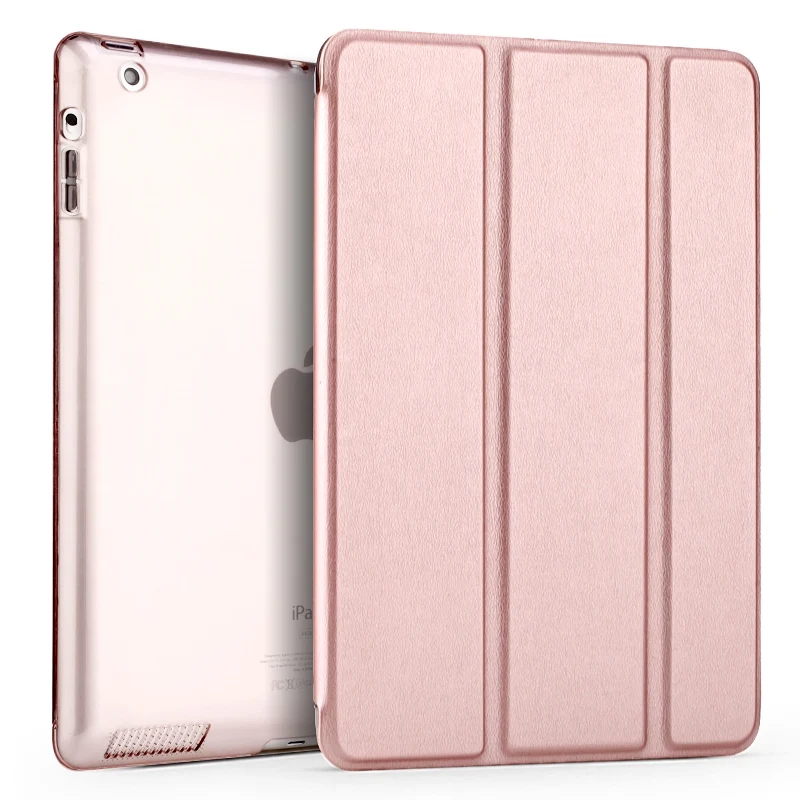 Новый дизайн Ультра тонкий легкий чехол для IPad 2 3 4 Умный Магнитный iPad2 iPad3 iPad4|case for