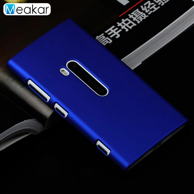 blue Матовый пластиковый чехол 920 для Nokia Lumia 920 чехол для Nokia Lumia чехол-лента на заднюю панель - Цвет: blue