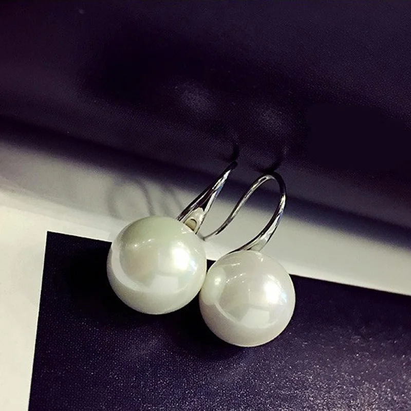 Женские серьги с искусственным жемчугом MOONROCY цвета розового золота кристаллами