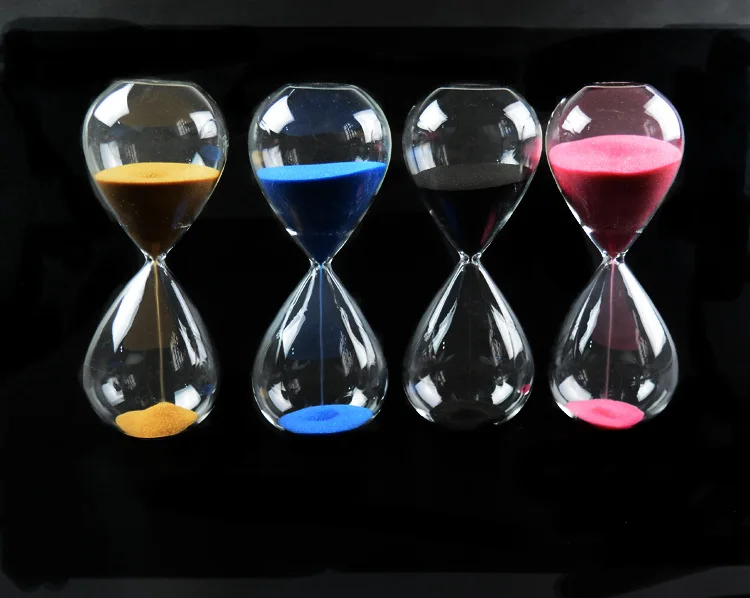 1 шт. стеклянный таймер на 15 минут ручной работы|hourglass timer|magnetic hourglasssand clock |