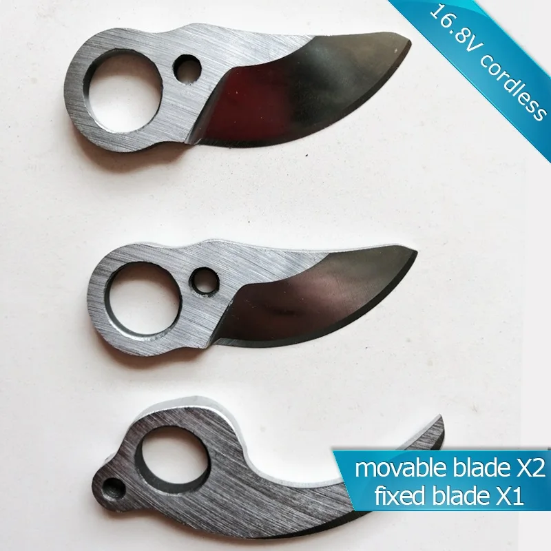 3 blades combination Запасные части 16,8 V Беспроводной Электрический секатор, аккумулятор, лезвия, зарядное устройство - Цвет: 3 blades combination