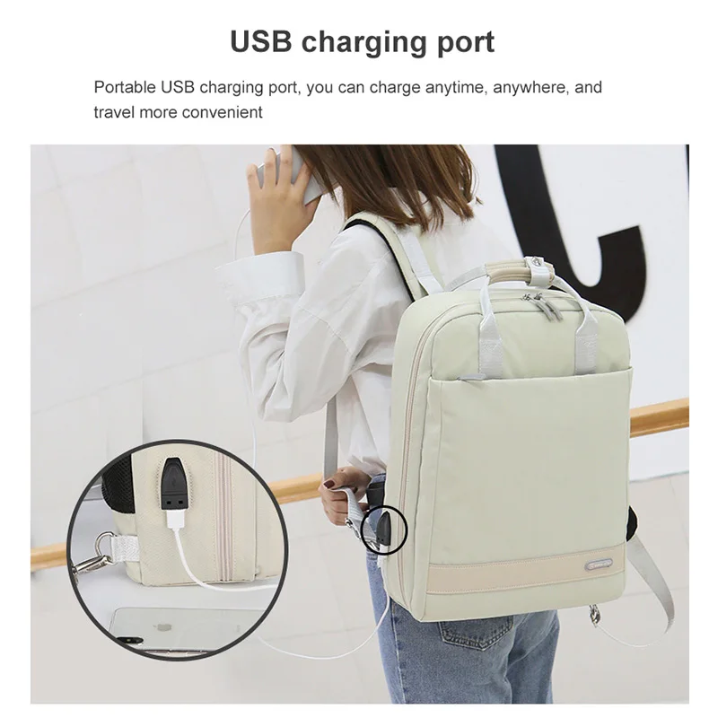 Водонепроницаемый рюкзак для ноутбука 15 дюймов с USB зарядкой мужские дорожные и