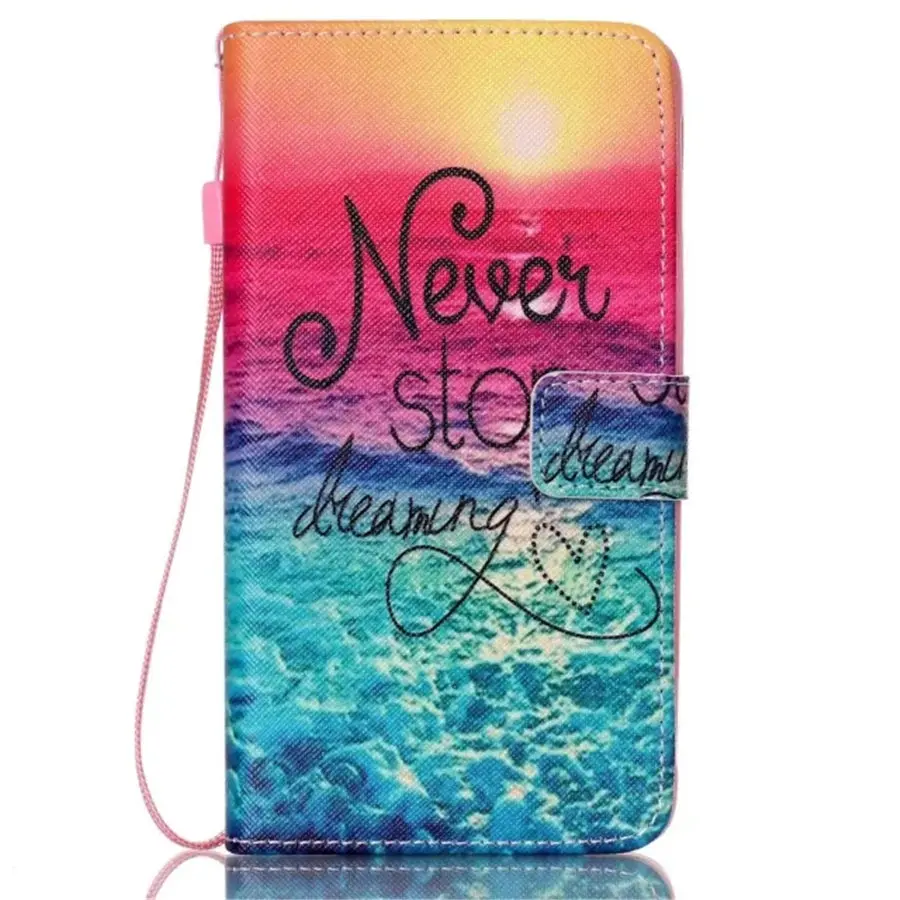 DEEVOLPO кожаный чехол для samsung Galaxy Note 4, 5, S6 Edge Plus, S5, S4, S3, мини-кошелек с колокольчиками, магнитные мешки, чехол D03Z - Цвет: Dreaming