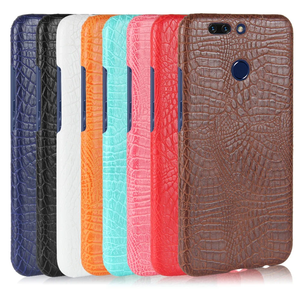 Крокодил Жесткий Чехол для Honor V9 (8 Pro) крокодил случаи Стенд задняя крышка