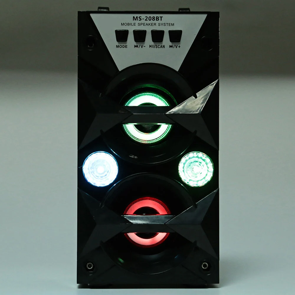 MS 208BT портативный высокой мощности выход мультимедиа FM беспроводной Bluetooth